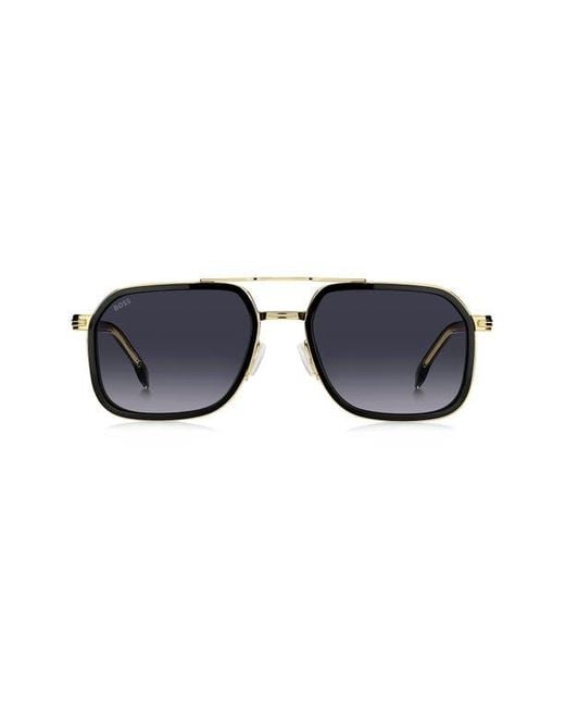 Boss Black 55Mm Rectangular Sunglasses for men