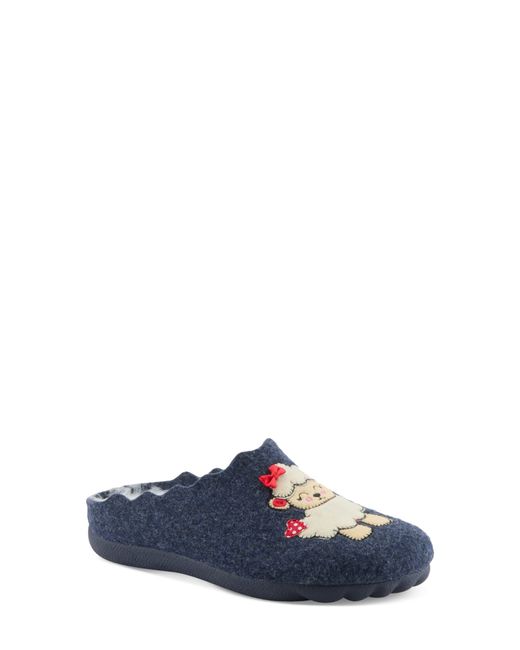 Flexus by Spring Step Blue Bopeep Mule Slipper