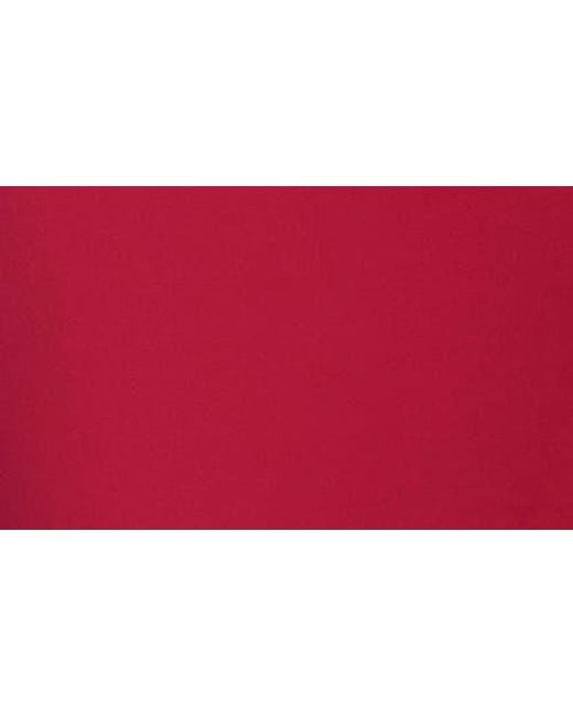 Donna Karan Red Funnel Neck Mermaid Gown