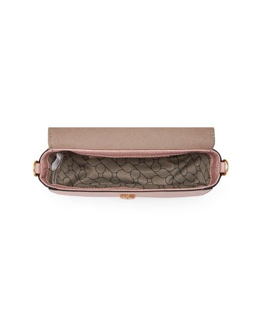 orYANY Pink Lottie Croc Embossed Crossbody Bag