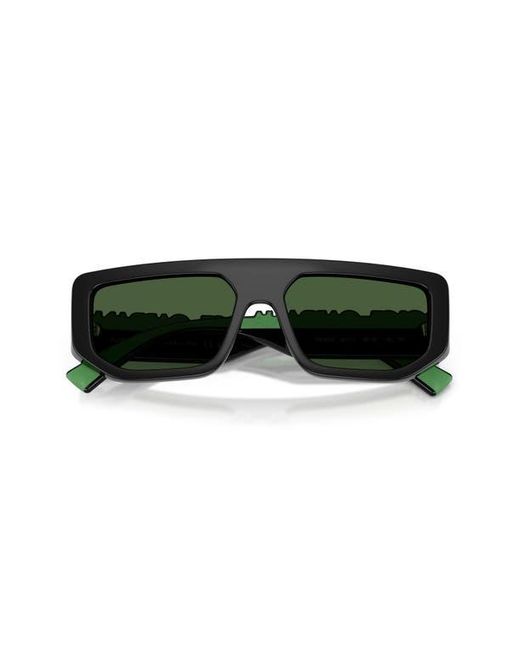 Dolce & Gabbana Green 56Mm Rectangular Sunglasses