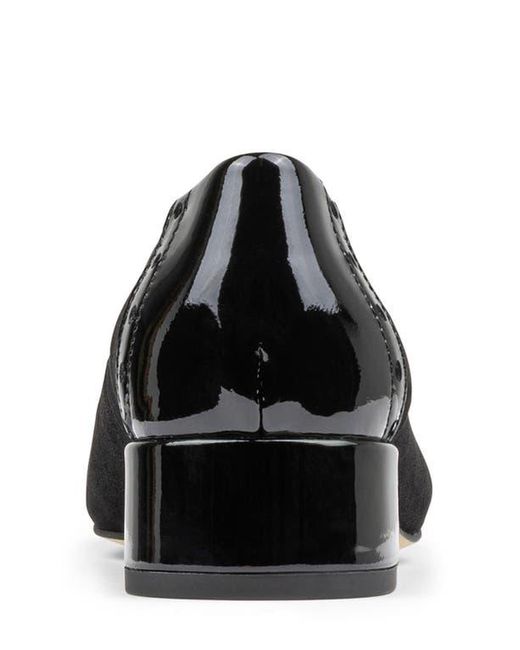 Donald J Pliner Black Cap Toe Pump