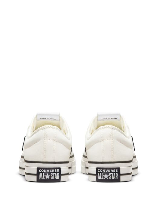 Converse White All Star Star Player 76 Low Top Sneaker for men