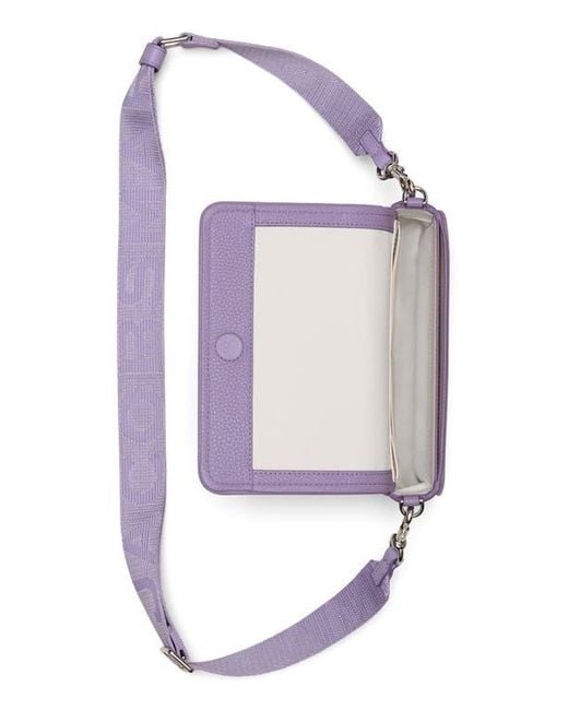 Marc Jacobs Purple The Mini Leather Crossbody Bag
