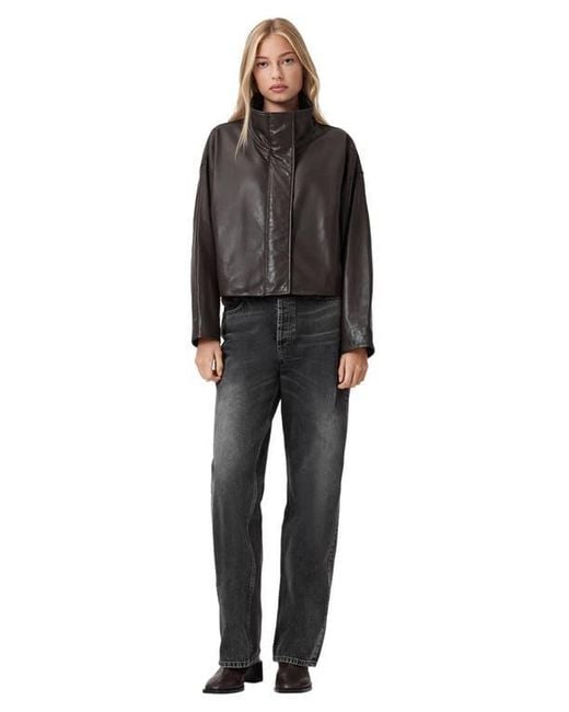 AllSaints Black Ryder Leather Jacket