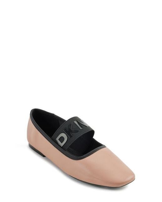 DKNY Black Dace Mary Jane Ballet Flat