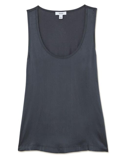 Reiss Black Ruby Scoop Neck Tank