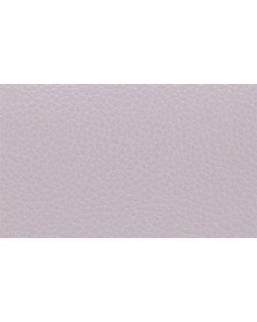 orYANY Purple Lottie Leather Saddle Crossbody Bag