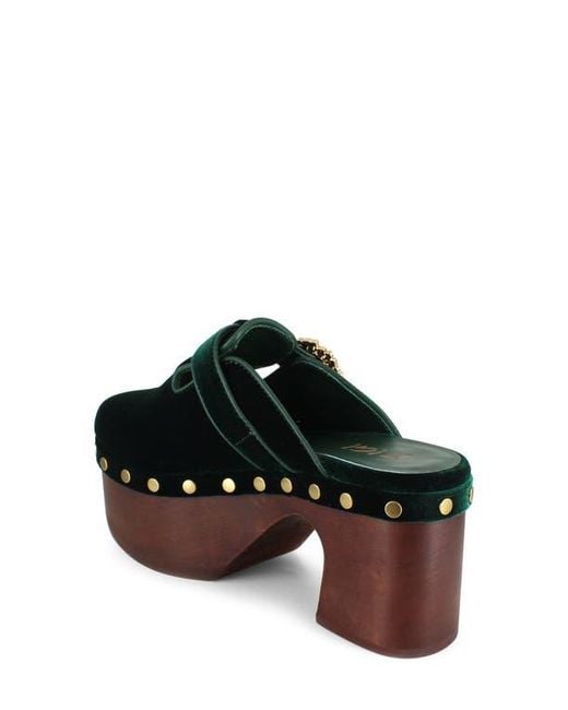 Zigi Black Macarena Platform Clog