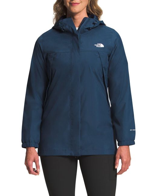 The North Face Antora Waterproof Hooded Parka in Blue Lyst