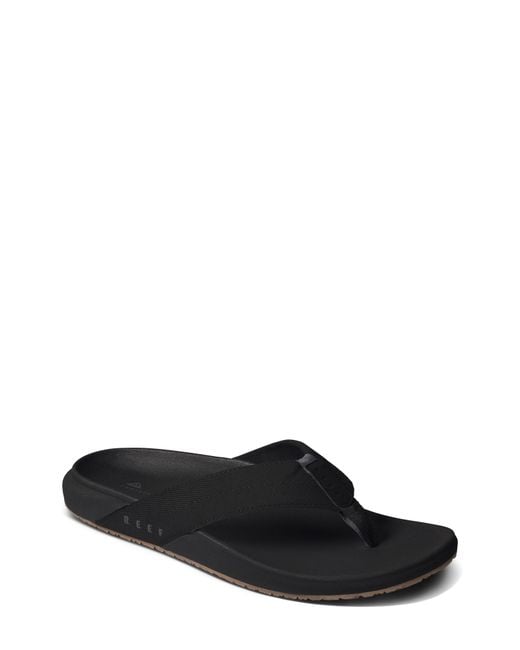 Reef Black The Raglan Flip Flop for men