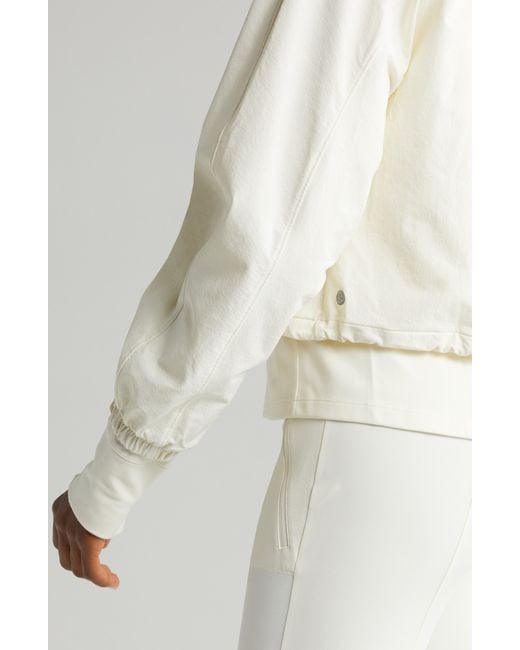 Zella White Onward Hybrid Jacket