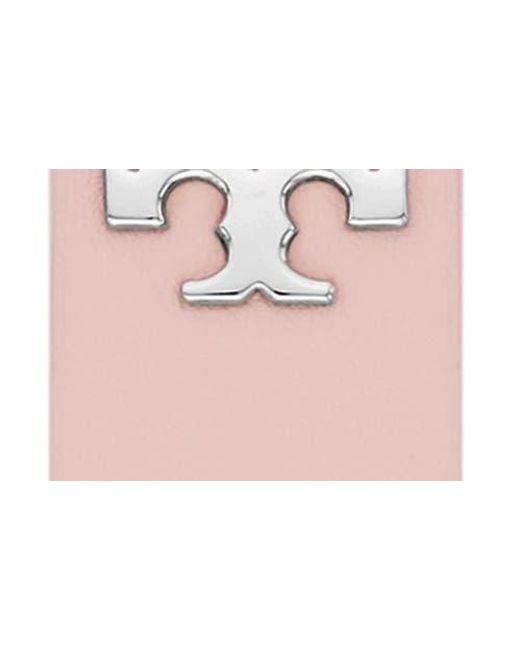 Tory Burch Pink Leather 14Mm Apple Watch Watchband