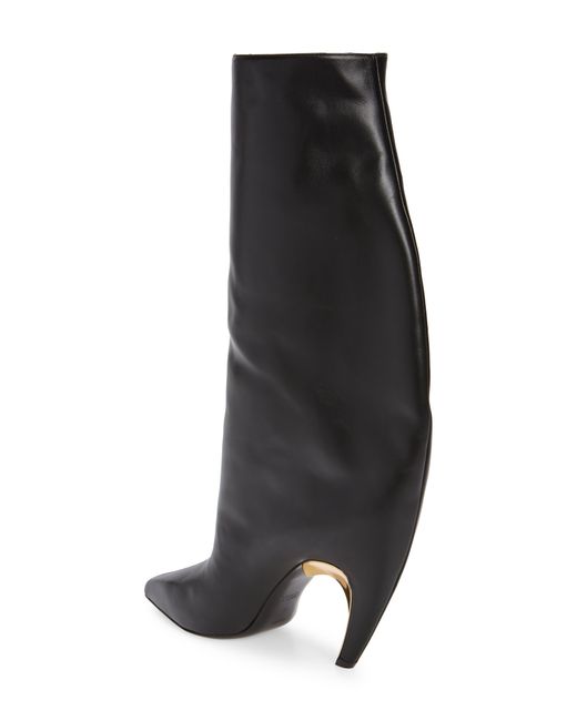 Alexander McQueen Black Iconic Armadillo Knee High Boot