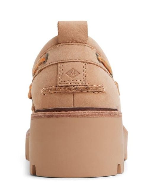 Sperry Top-Sider Natural Authentic Original Lug Boat Shoe