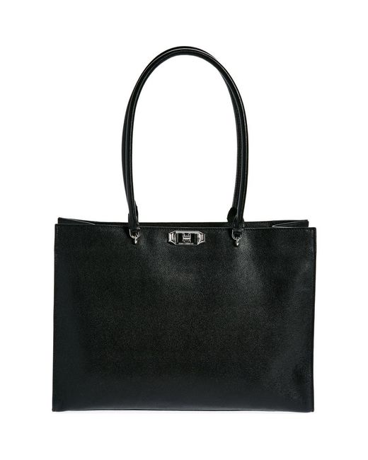 Rebecca Minkoff Amour Leather Tote in Black Lyst