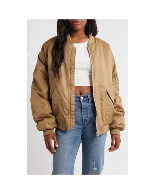 TOPSHOP Multicolor Bomber Jacket