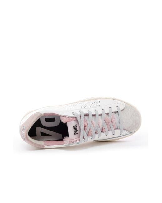 P448 White John Sneaker