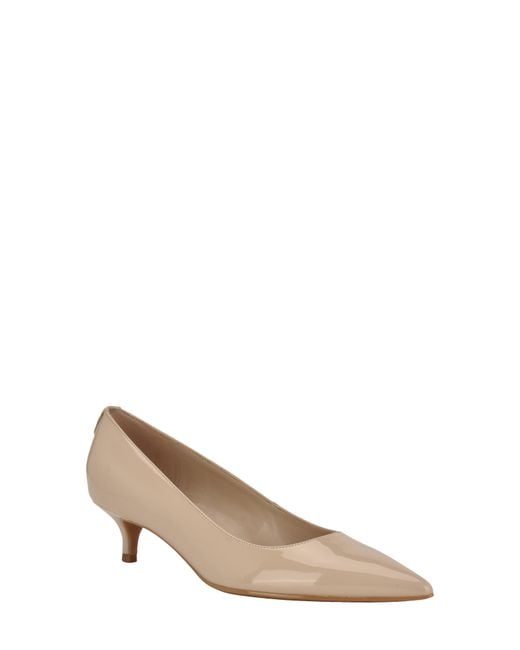 Calvin Klein Brown Roxanna Pointed Toe Pump