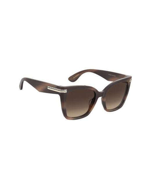 Stuart Weitzman Brown 55Mm Square Sunglasses