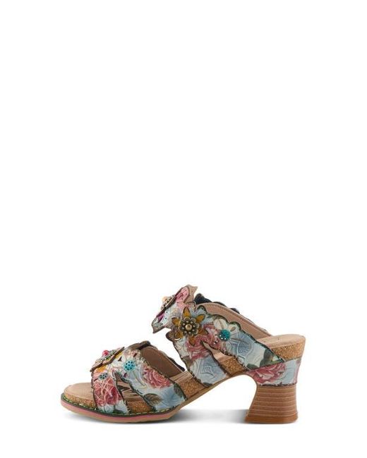 Spring Step Multicolor Radiating Sandal