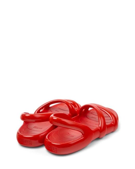Camper Red Kobarah Flat Slingback Sandal for men