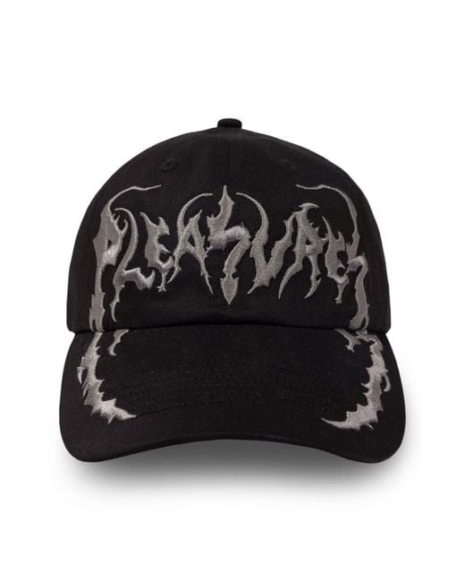 Pleasures Black Claws Embroidered Adjustable Baseball Cap for men