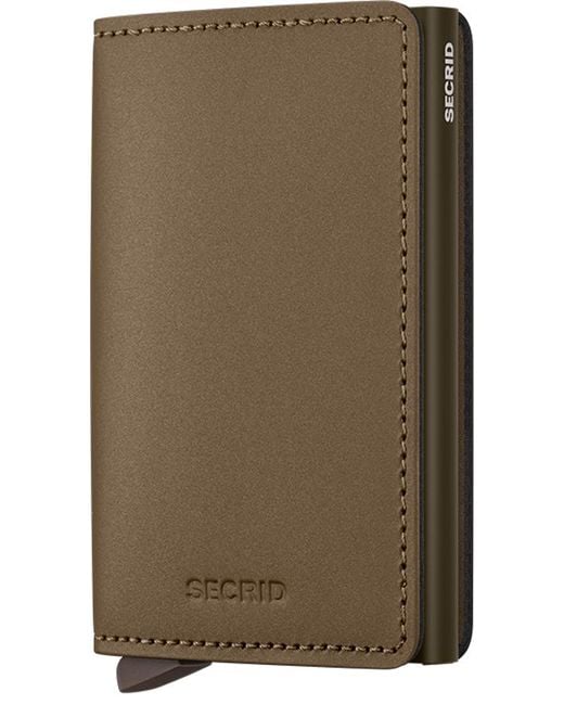 Secrid Green Slimwallet Matte for men