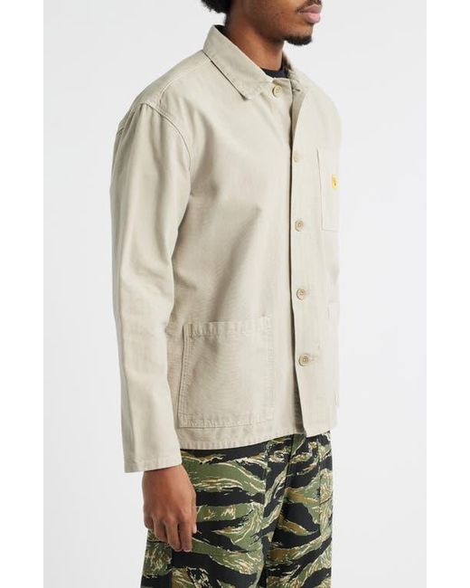 Service Works Natural Cotton Canvas Chore Coat for men