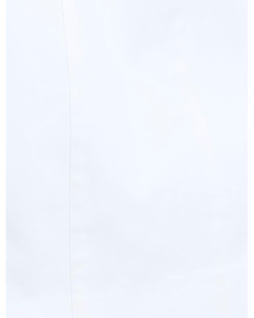 BCBGMAXAZRIA White Twill Mini Dress