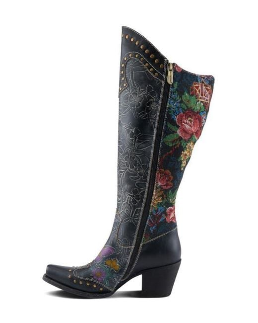 Spring Step Black Mallorie Knee High Boot