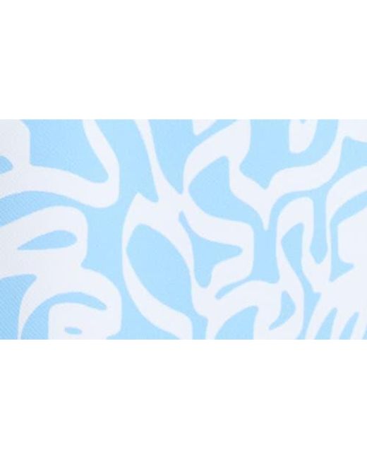 G/FORE Blue Scribble Print Tech Golf Skort