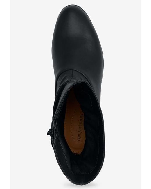 Comfortview Black Madison Bootie