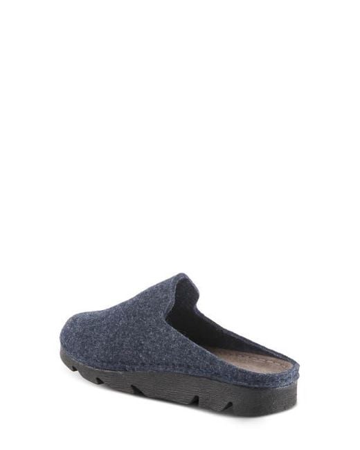 Flexus by Spring Step Blue Cloggish Mule