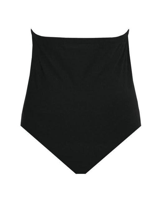 Miraclesuit Black Solid Super High Waist Bikini Bottoms