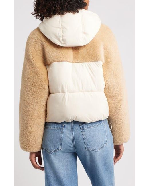Ugg Natural Mykah Uggbraid Puffer Jacket
