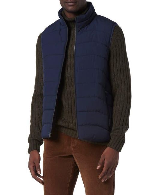 Andrew Marc Blue Packable Vest for men
