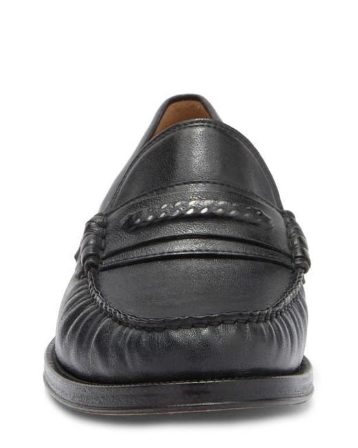 John Varvatos Black Hawthorne Chain Bit Loafer for men