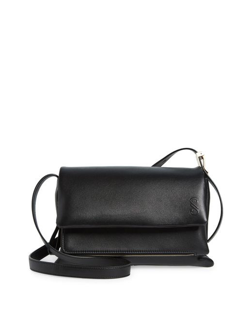 Proenza Schouler Black Small City Leather Shoulder Bag
