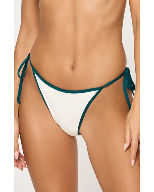 L*Space Blue Levy Bitsy String Bikini Bottoms