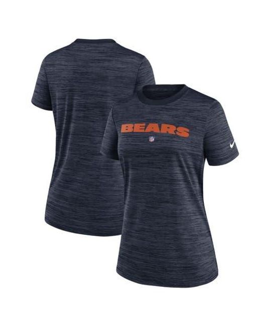Nike Blue Chicago Bears Sideline Velocity Performance T-Shirt