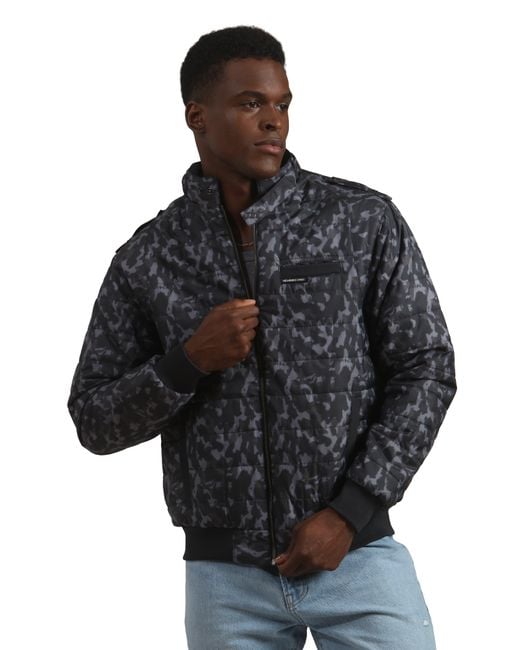 Members Only Gray Soho Quilted Jacket for men