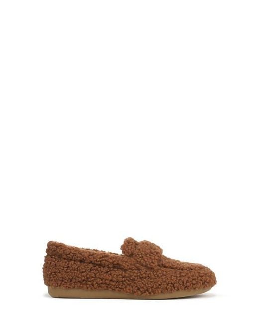 Vionic Brown Snuggle Faux Shearling Slipper
