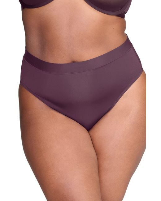 CUUP Purple The Highwaist High Cut Modal Briefs