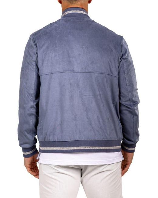 Maceoo Blue Bomber Jacket for men