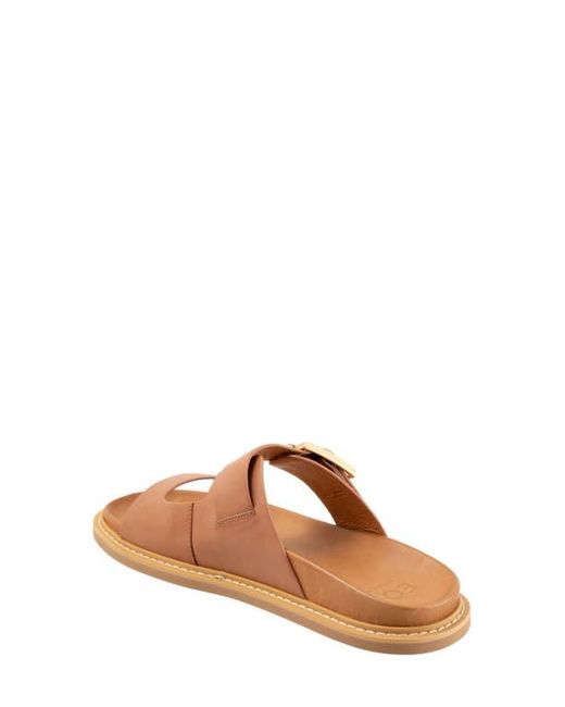EOS FOOTWEAR Brown Dedra Two-Strap Sandal