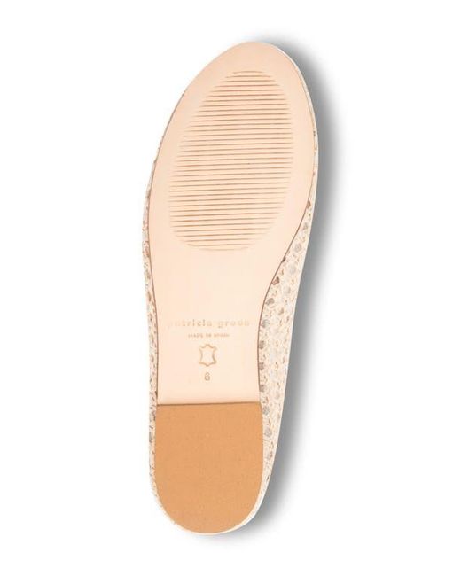 Patricia Green Pink Monaco Raffia Mary Jane Ballet Flat