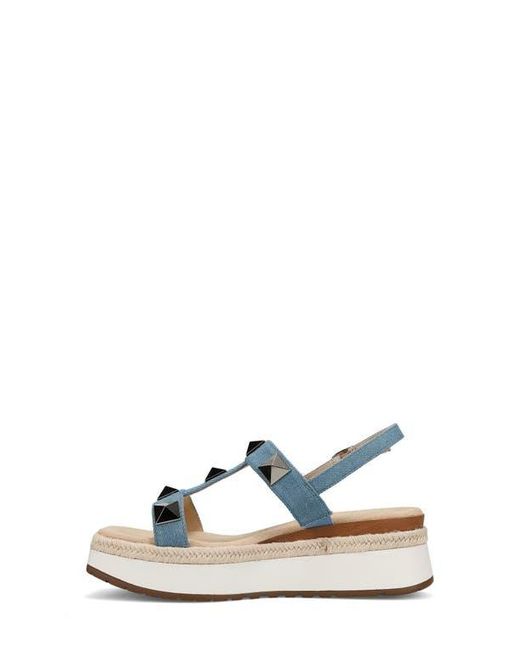Vaneli Blue Edrys Slingback Platform Sandal