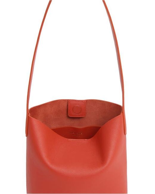 Mansur Gavriel Red Small Everyday Cabas Leather Tote