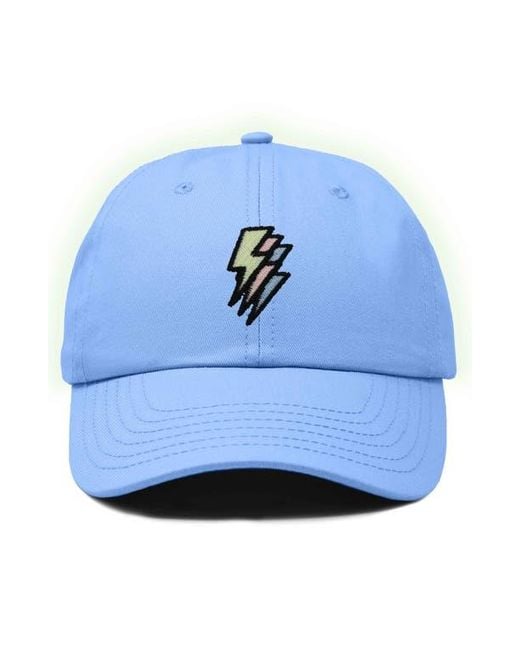 Alix Blue Lightning Cap for men